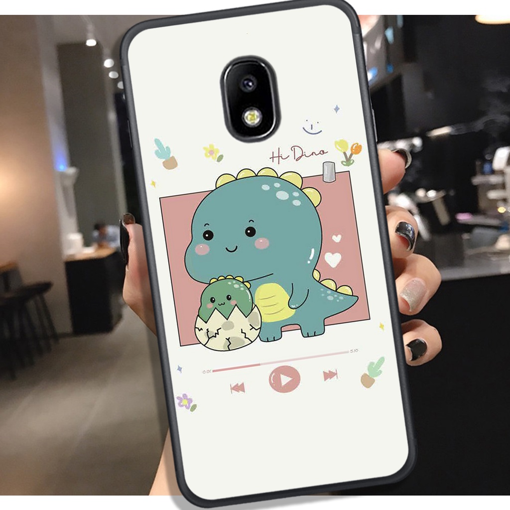 [HOT]ỐP SAMSUNG J3 PRO - J5 PRO - J7 PLUS , IN HÌNH KHỦNG LONG CHIBI SIÊU DỄ THƯƠNG.
