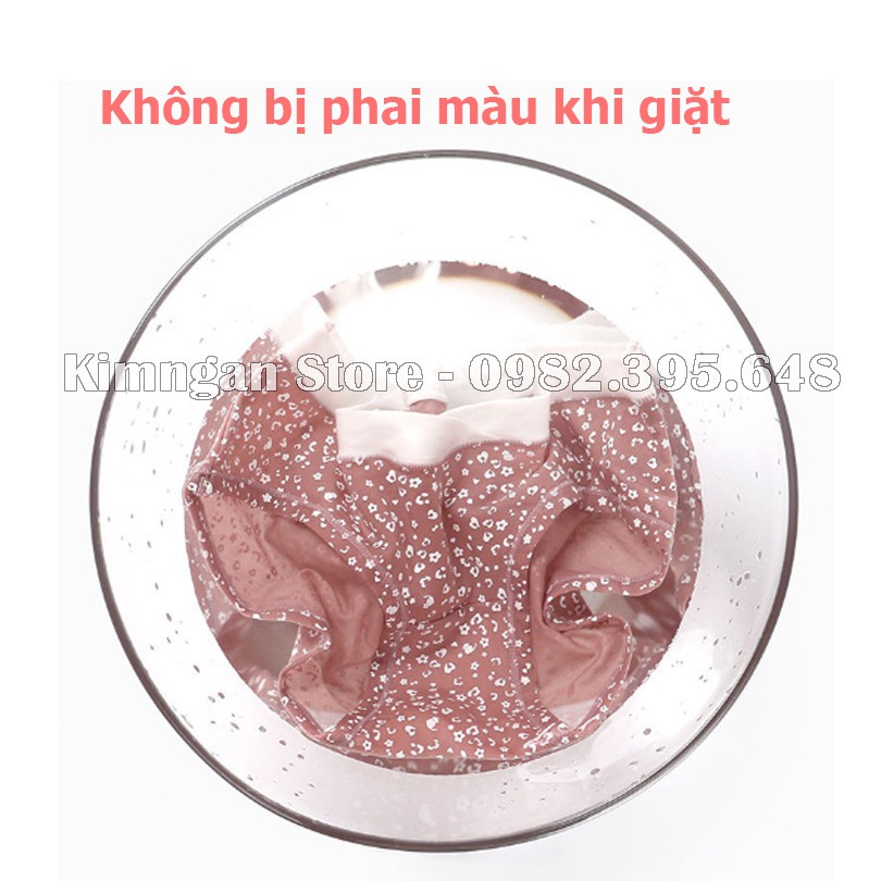 Set 4 Quần Lót Bầu Cạp Chéo Thoáng Khí, kháng khuẩn, có thể mặc sau sinh, đồ lót bầu QL07