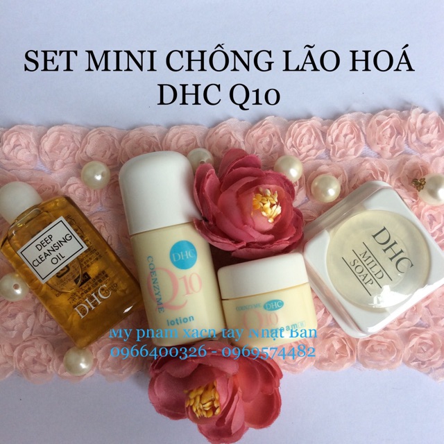 Set dưỡng da mini Q10 4 món