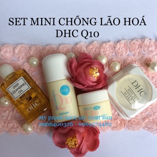 Set dưỡng da mini q10 4 món