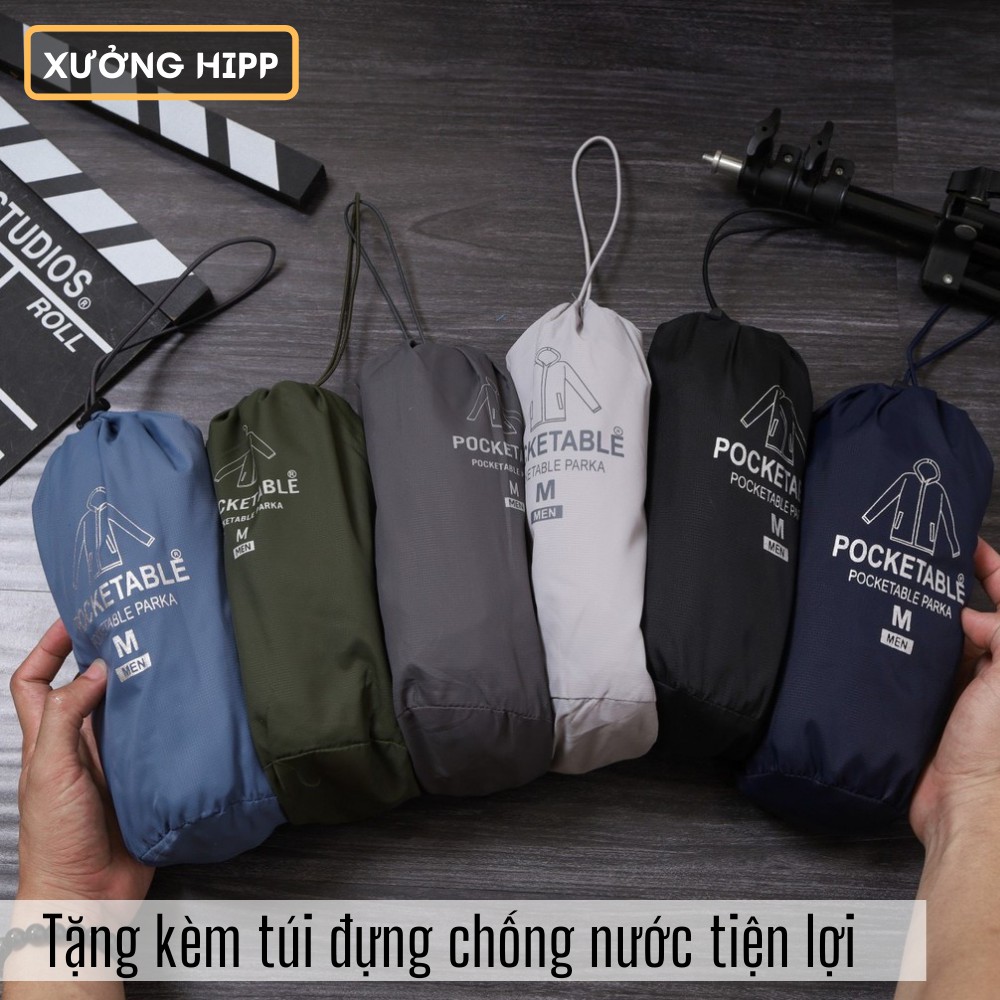 Áo khoác gió nam Muji Xuất Nhật 2 lớp Xưởng Hipp, có mũ tháo dời, chất vải dù nhập chống nước - 2KGM | BigBuy360 - bigbuy360.vn