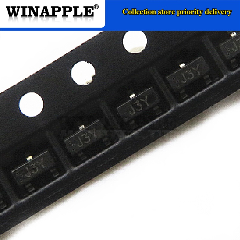Set 100 Linh Kiện Bán Dẫn S8050 J3Y S8550 2TY SOT-23-3 NPN SMD