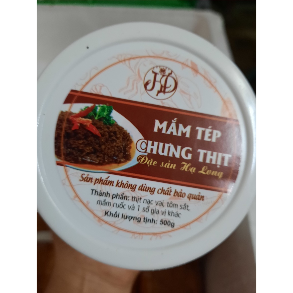 MẮM TÉP CHƯNG THỊT ĐẶC SẢN HẠ LONG 500GR | BigBuy360 - bigbuy360.vn