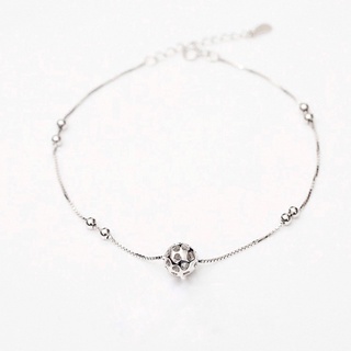 Lắc chân bạc charm mini ball