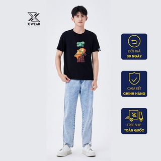 Áo thun nam nữ unisex X WEAR tay lỡ mẫu mẫu Tee Basic chống nhăn