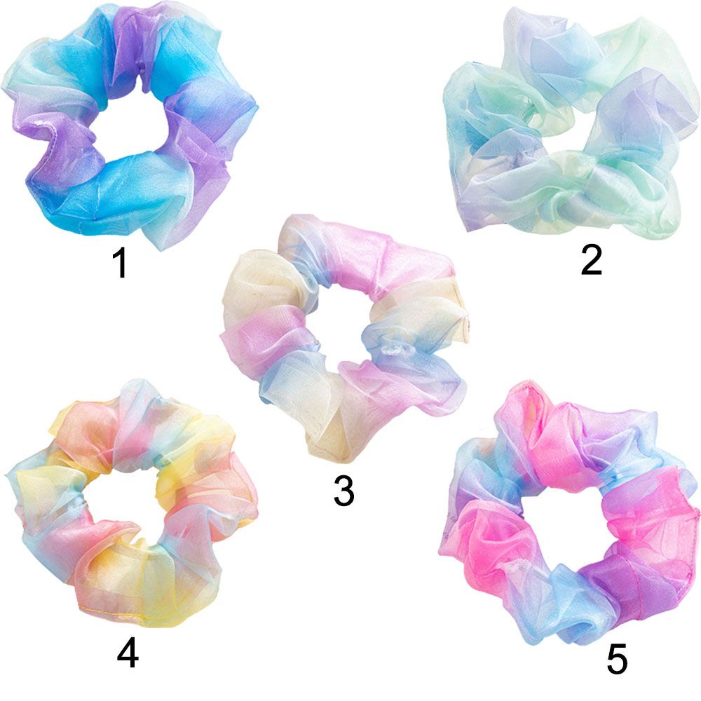 (Hàng Mới Về) Dây Buộc Tóc Co Giãn Nhiều Màu Sắc Dành Cho Nữ