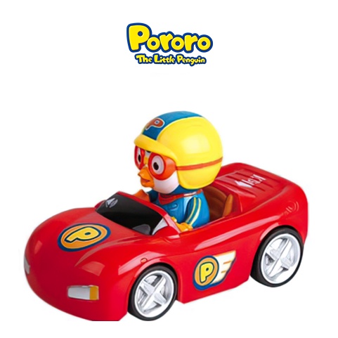 [Hàng Chính Hãng] Xe Bấm Nút Pororo Touch and Go Pororo 17x9x10cm