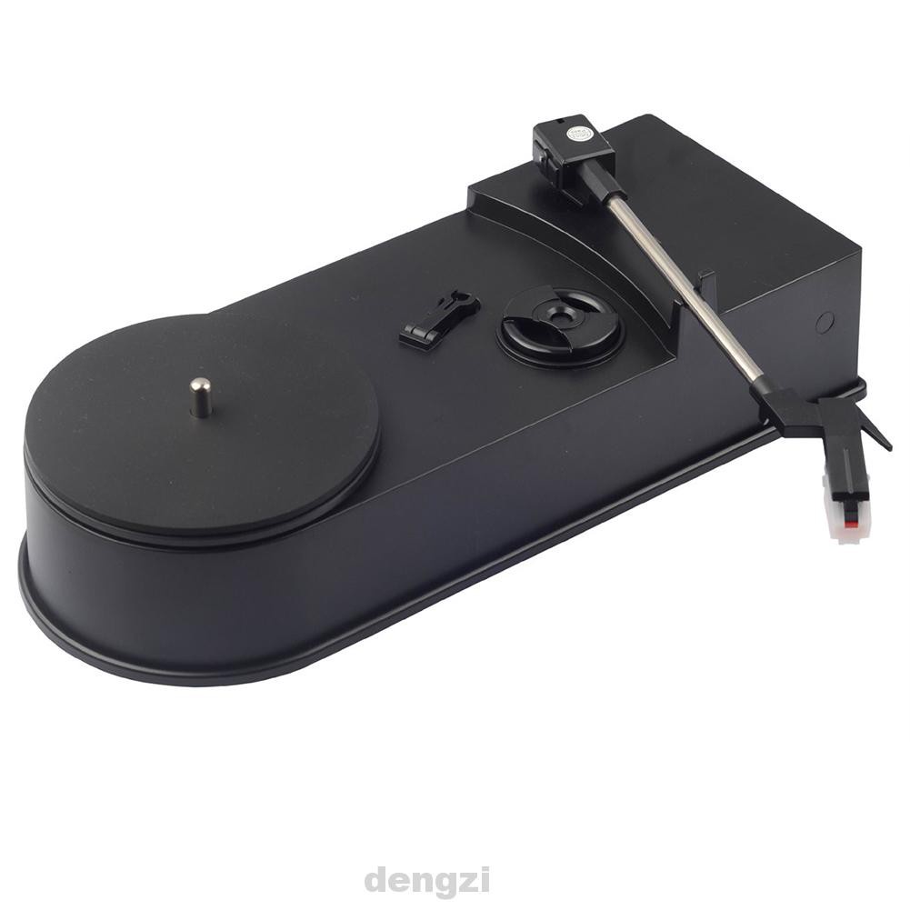 Home ABS USB Interface Retro Mini Turntable Plug And Play Mono Phonograph To MP3 Vinyl Record