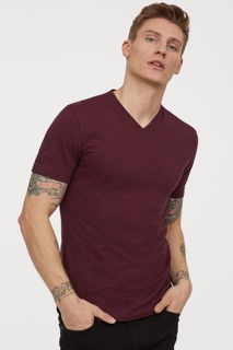 [Order] Áo phông cổ tim HM basic