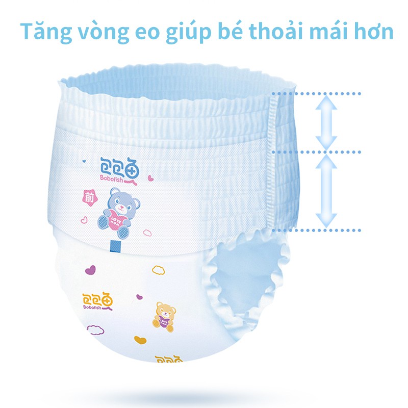 Bỉm quần poomsoft nội địa Trung Tã dán M60-L56-XL52-XXL48-XXXL44 Tã giấy