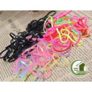 Bịch sợi dây thun cột tóc nhiều màu
