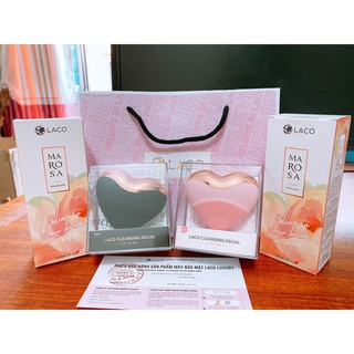 ❤️❤️combo siêu hot ❤️❤️ FREESHIP ❤️❤️ Máy rửa mặt Laco Luxury - Sữa rửa mặt Marosa