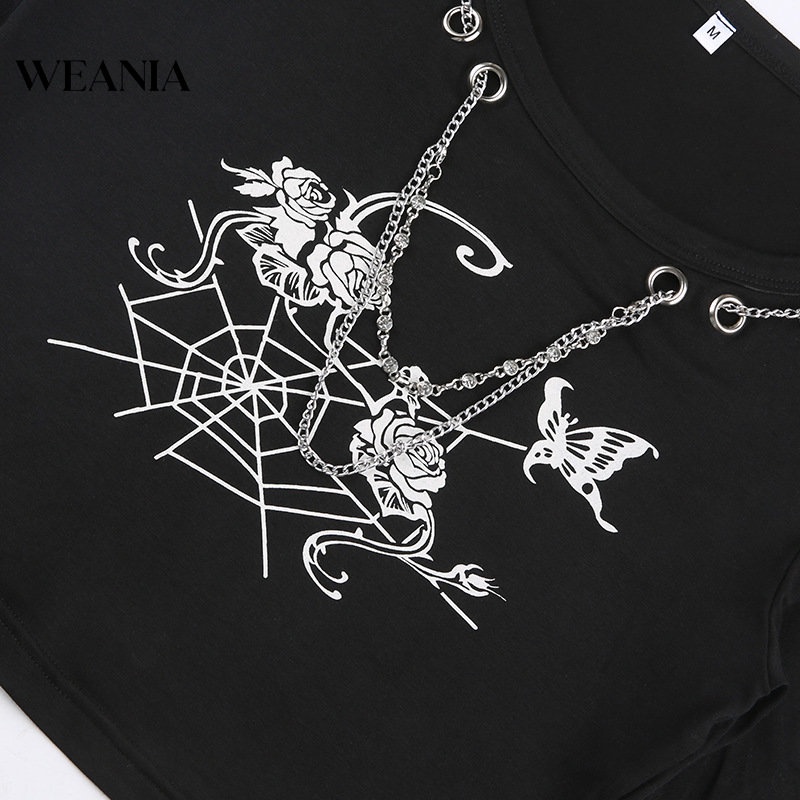 Áo Thun Tay Dài Trễ Vai Hoạ Tiết In Thiết Kế Đơn Giản Hợp Thời Trang