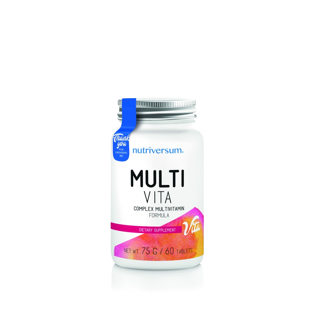 Multi Vitamin Nutriversum,  bổ sung 13 vitamin & 11 khoáng chất, 60 viên/30 lần dùng