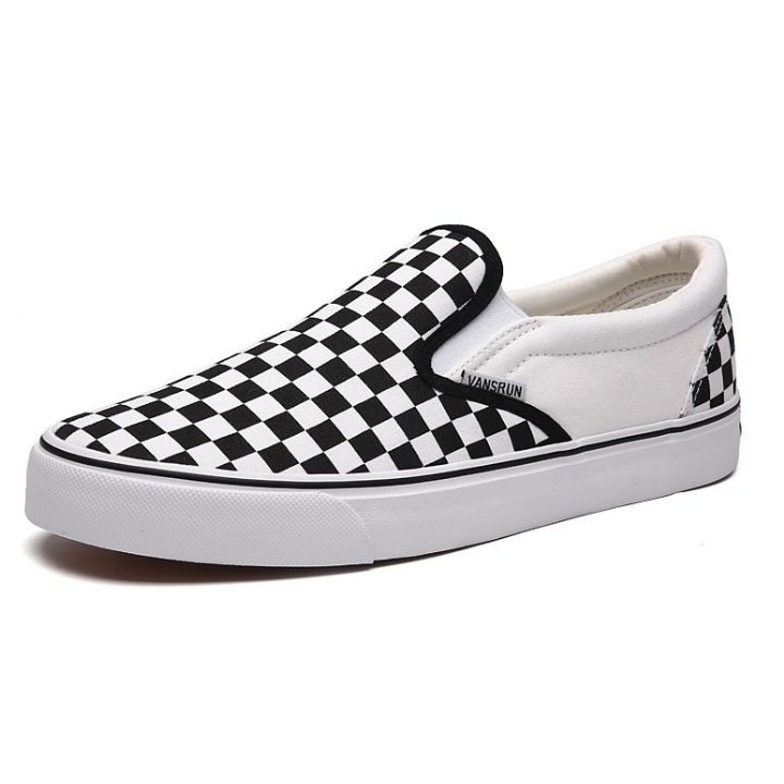 (Sale Cực Sốc) Giày Lười CARO⭐FREESHIP⭐Giày Vải Sọc Caro-Nam Nữ Unisex phong cách Hàn Quốc | BigBuy360 - bigbuy360.vn