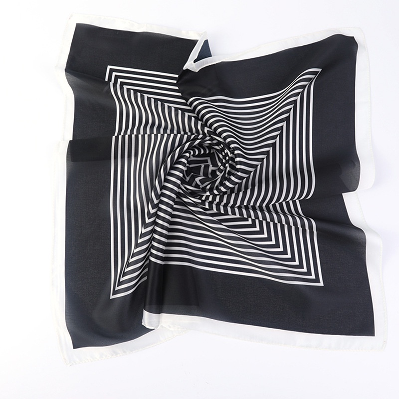 Khăn Choàng Cổ Buộc Dây Bằng Lụa In Họa Tiết Chấm Bi Thời Trang Xuân Thu 24 Giờ