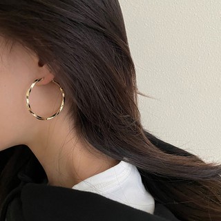 Bông Tai Dạng Xoắn Bằng Bạc S925 Phong Cách Mới Chất Lượng Cao