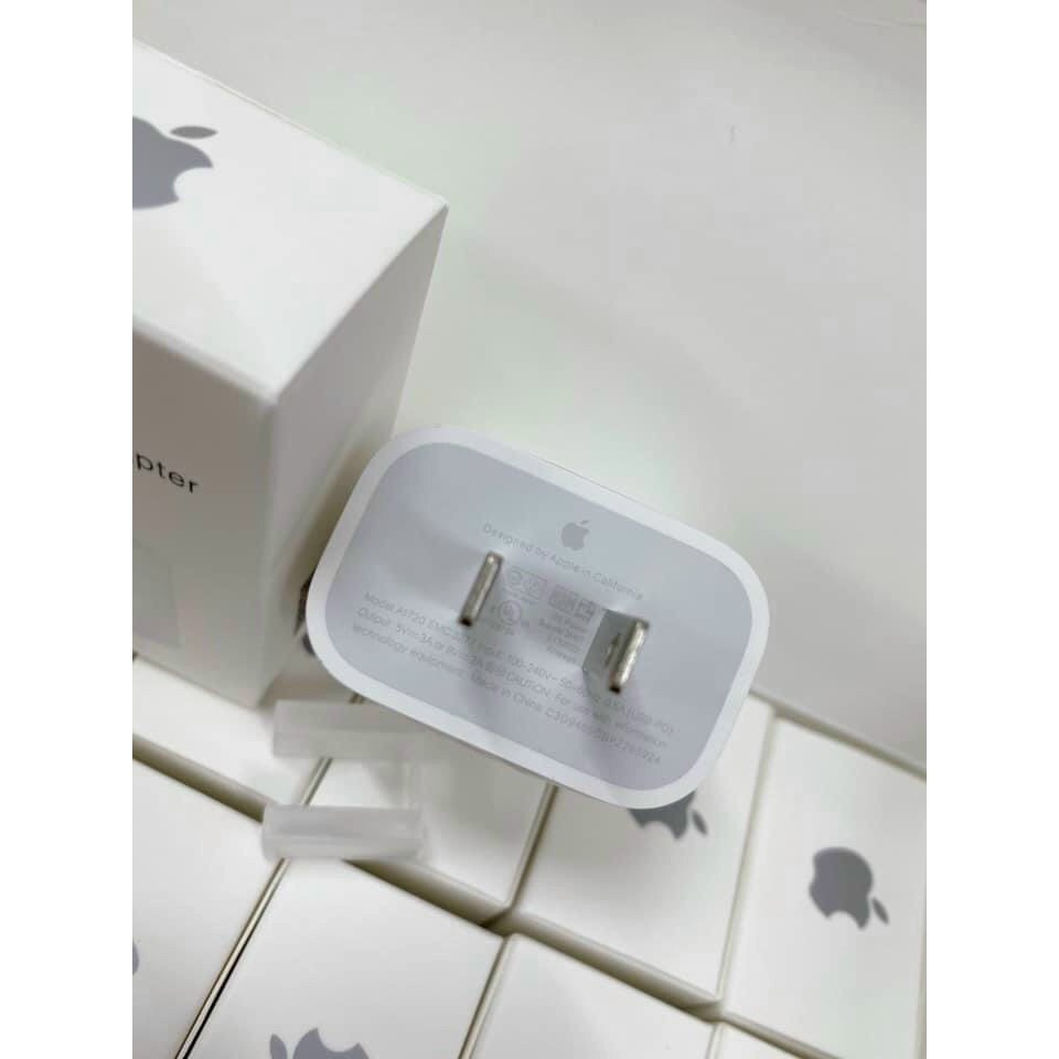 Củ Sạc Nhanh Chính Hãng PD 20W USB-C. Cáp Sạc Nhanh USB-C To Lightning Phù Hợp Với Máy 8/8P/X/XS/11/11Pro