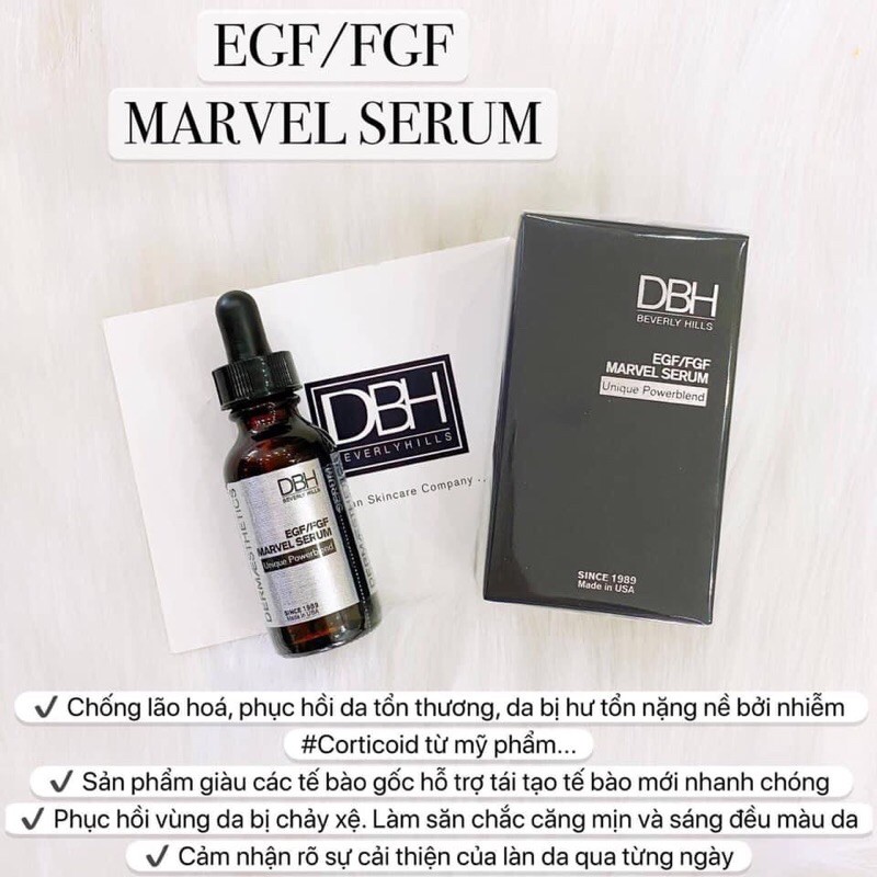 Tinh chất serum phục hồi da se khít lỗ chân lông EGF &amp; FGF DBH