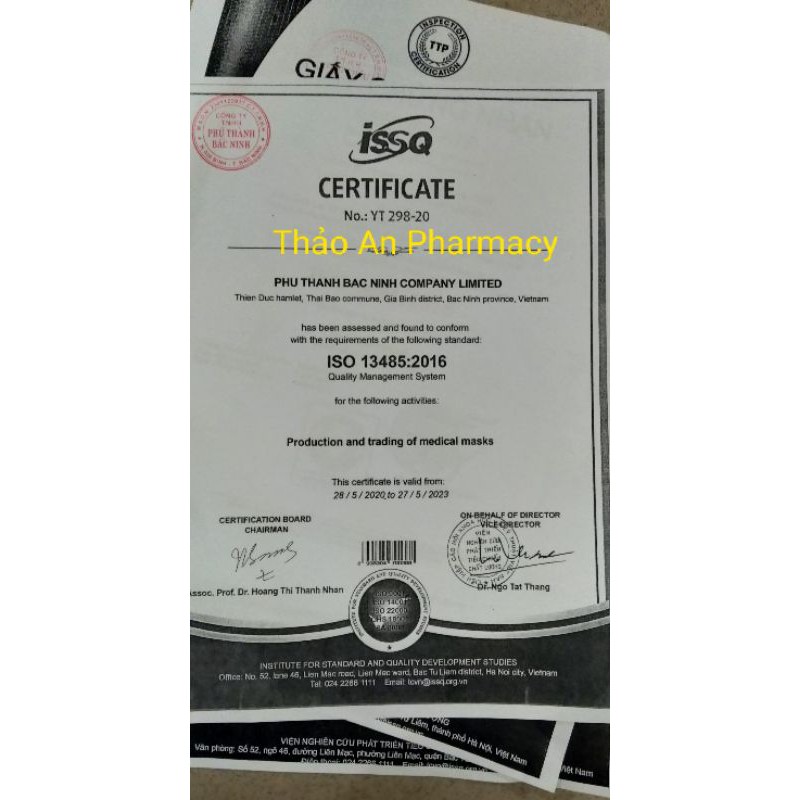 Khẩu Trang Y Tế Long Hưng 4 lớp - Hộp 50c