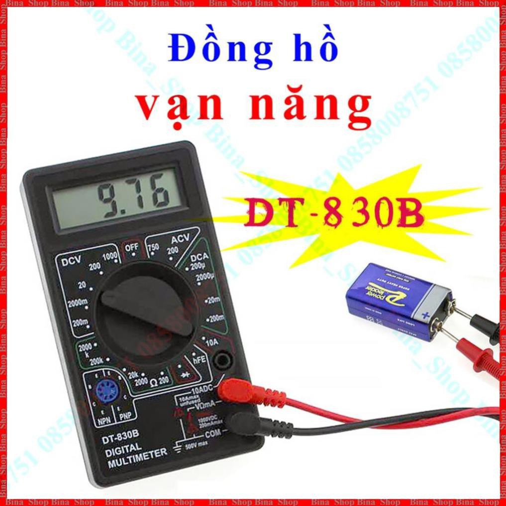 🏅🏅  Đồng Hồ Vạn Năng Bỏ Túi DT-830-B Đã Có Pin 9V