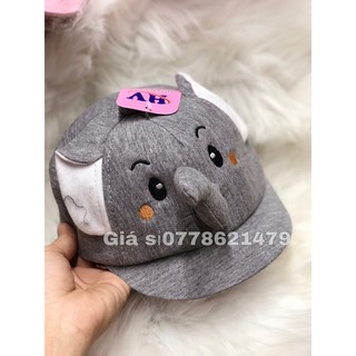 Mũ mềm nỉ Voi 3tháng đến 2 tuổi