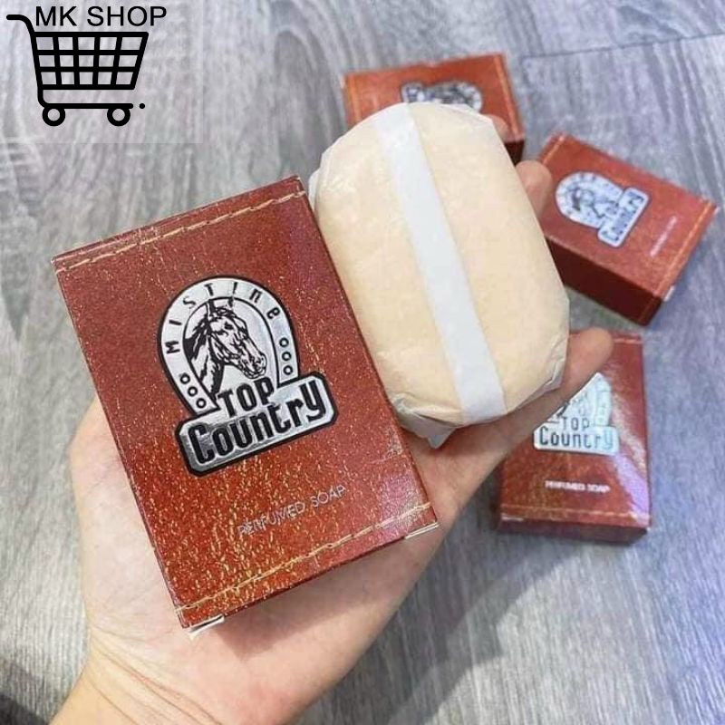 Xà phòng Thái Lan con ngựa TOP COUNTRY MISTINE 90g ngựa nâu thơm nam tính quyến rũ