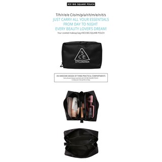 TÚI ĐỰNG MĨ PHẨM ĐA NĂNG [3CE] BIG SQUARE POUCH