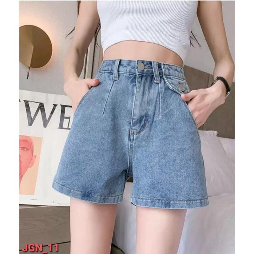 Quần short jean bò nữ cạp lưng cao ngắn ôm demin phong cách hàn quốc xu hướng hè 2022 kozoda QJ14 | BigBuy360 - bigbuy360.vn