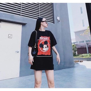 Áo thun FREESIZE Mickey Protect (Ảnh thật + Video)