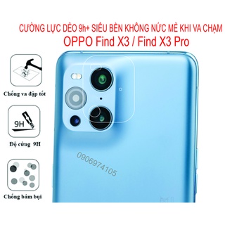 Cường lực dẻo Bảo vệ Camera OPPO Find X3 pro / Fin X3,  Bảo vệ camera tránh qua đập, tránh trầy xước tiệt đối