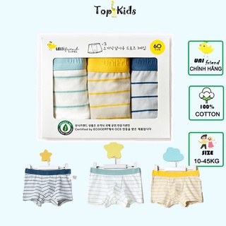 SET 3 QUẦN CHIP BÉ TRAI- UNIFRIEND HÀN QUỐC- COTTON -10-45KG