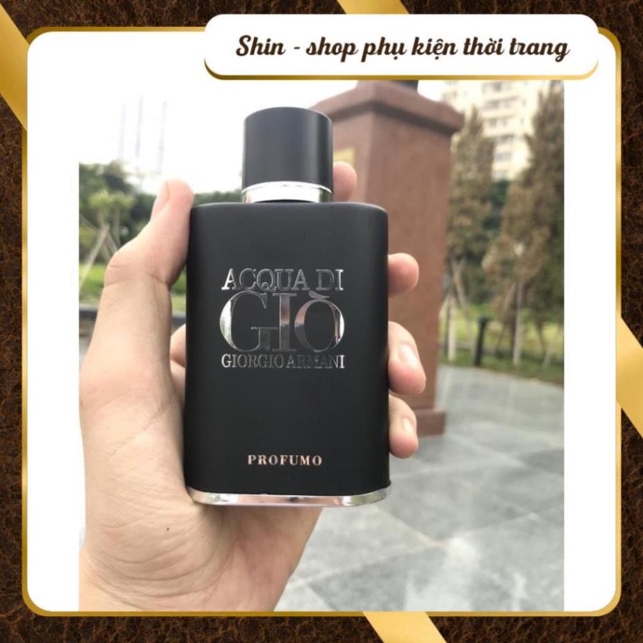 Nước hoa nam dầu thơm Giò Đen Aqua Di Gio Profumo 100ml