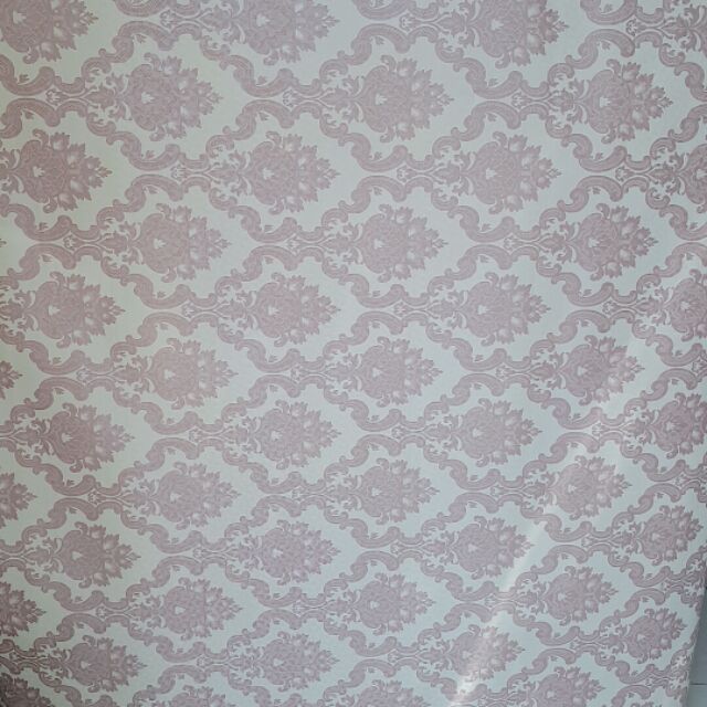 Giấy dán tường châu âu hoa văn hồng khổ 60cm