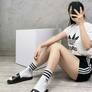Dép quai ngang logo 3 lá das(size nữ)