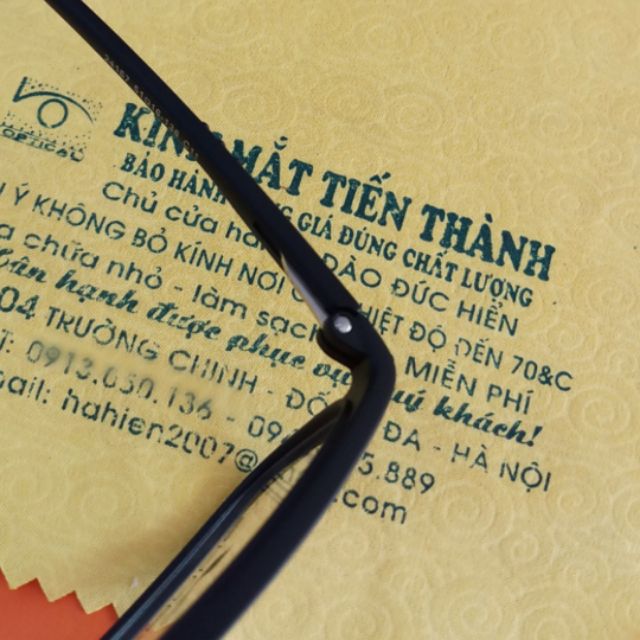 Gọng Nhựa Dẻo, Mảnh, Hạn Chế Độ Dày Mắt Kính - Kính Mắt Tiến Thành