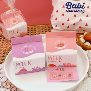 Hộp giấy note bình sữa cute