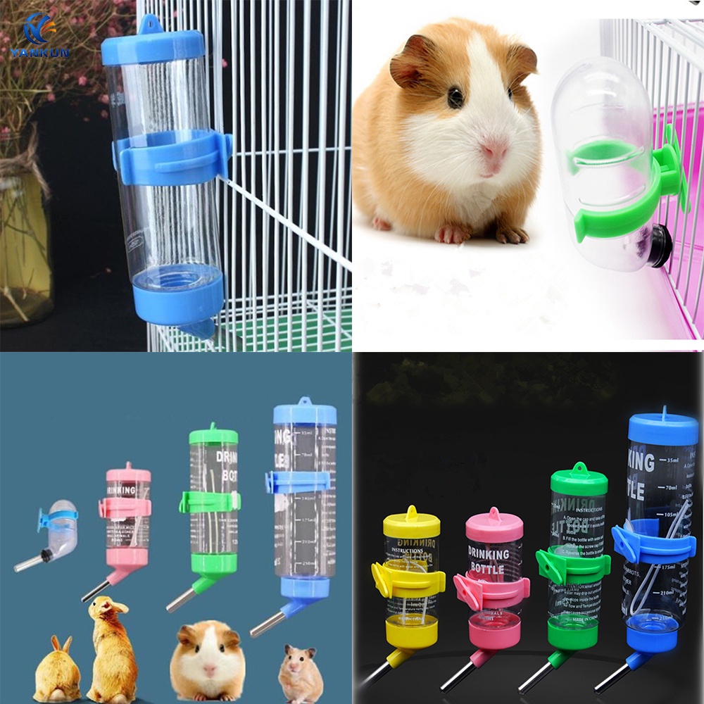 Bình uống nước cho thỏ/chuột Hamster 80 / 125 / 250ml tùy chọn