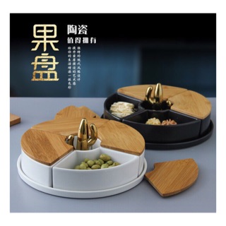 Khay đựng mứt sương rồng