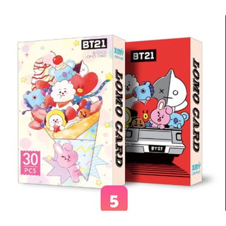 Lomo Card Ảnh BT21