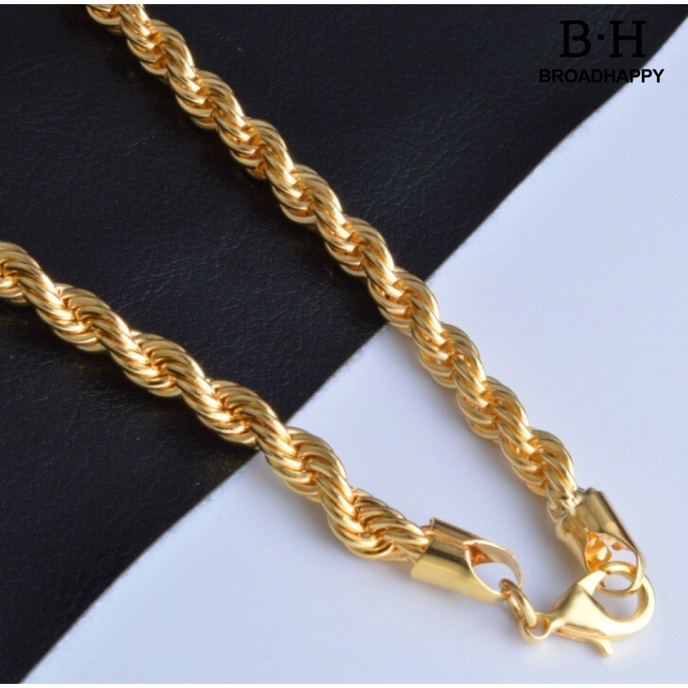 Vòng cổ Mạ Vàng 3mm Thời Trang Cho Nam Nữ