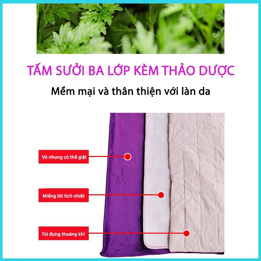 Thảm ngải cứu hỗ trợ đau mỏi xương khớp, ngủ ngon, giảm mệt mỏi - Quà tặng cho bố mẹ ông bà người thân