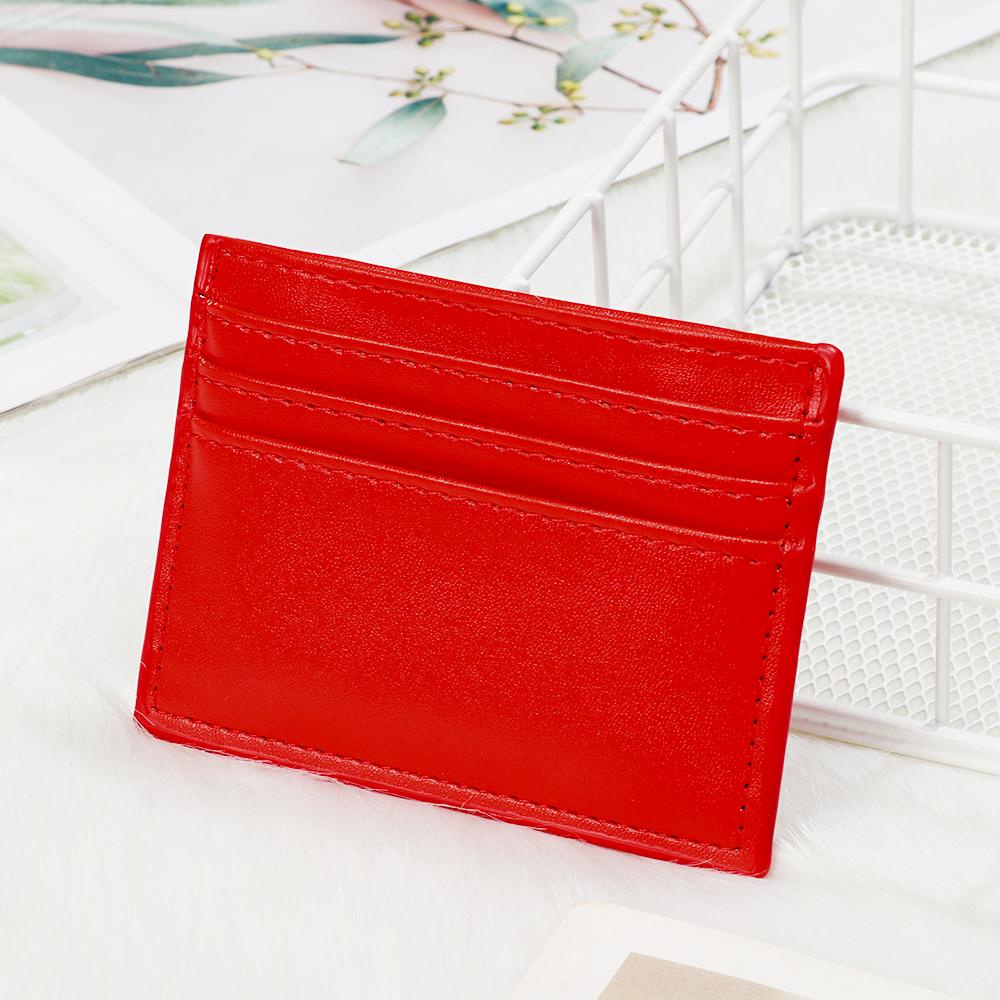 Ví Da PU Đựng Tiền Và Thẻ Hai Mặt Mang Đi Du Lịch Tiện Lợi