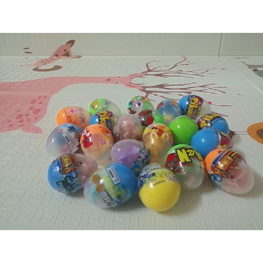 Combo Trứng pikachu & nhân vật hoạt hình