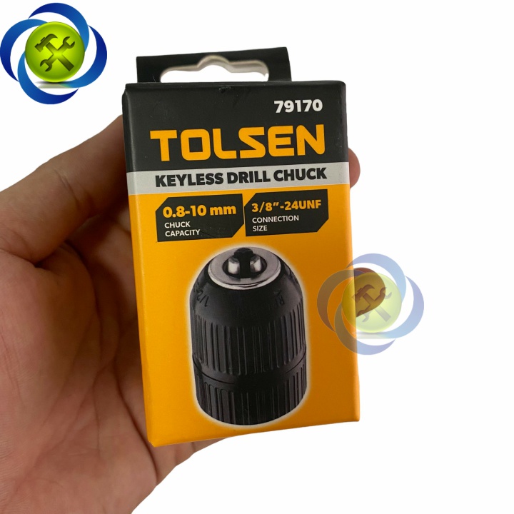 Đầu kẹp mũi khoan 10mm Tolsen 79170 (không cây khóa mở khoan)