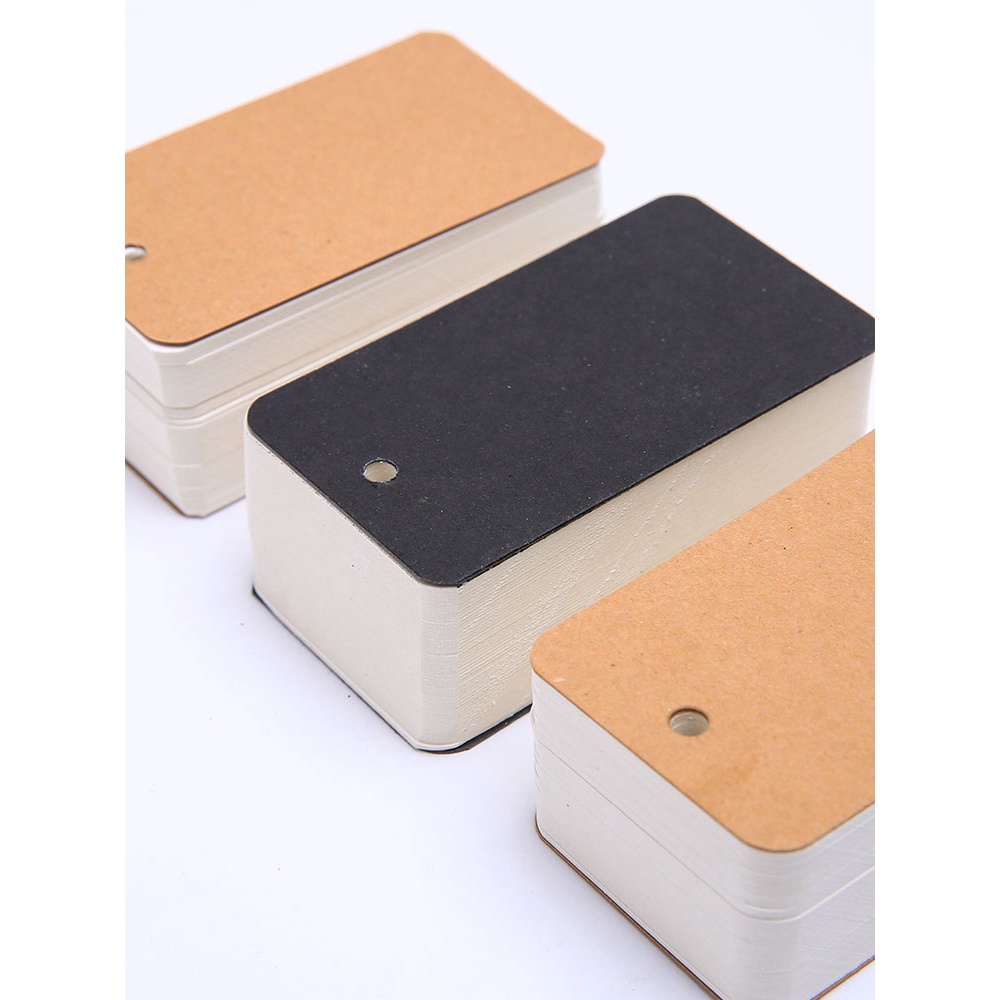 Bộ 100 Thẻ Đánh Dấu Màu Trơn Thân Thiện Với Môi Trường