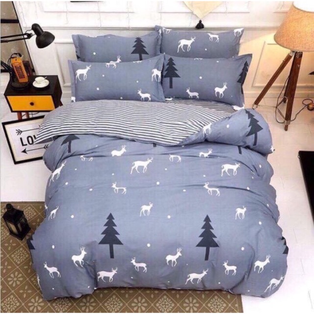 Bộ Cotton Poly Kèm Vỏ Ôm