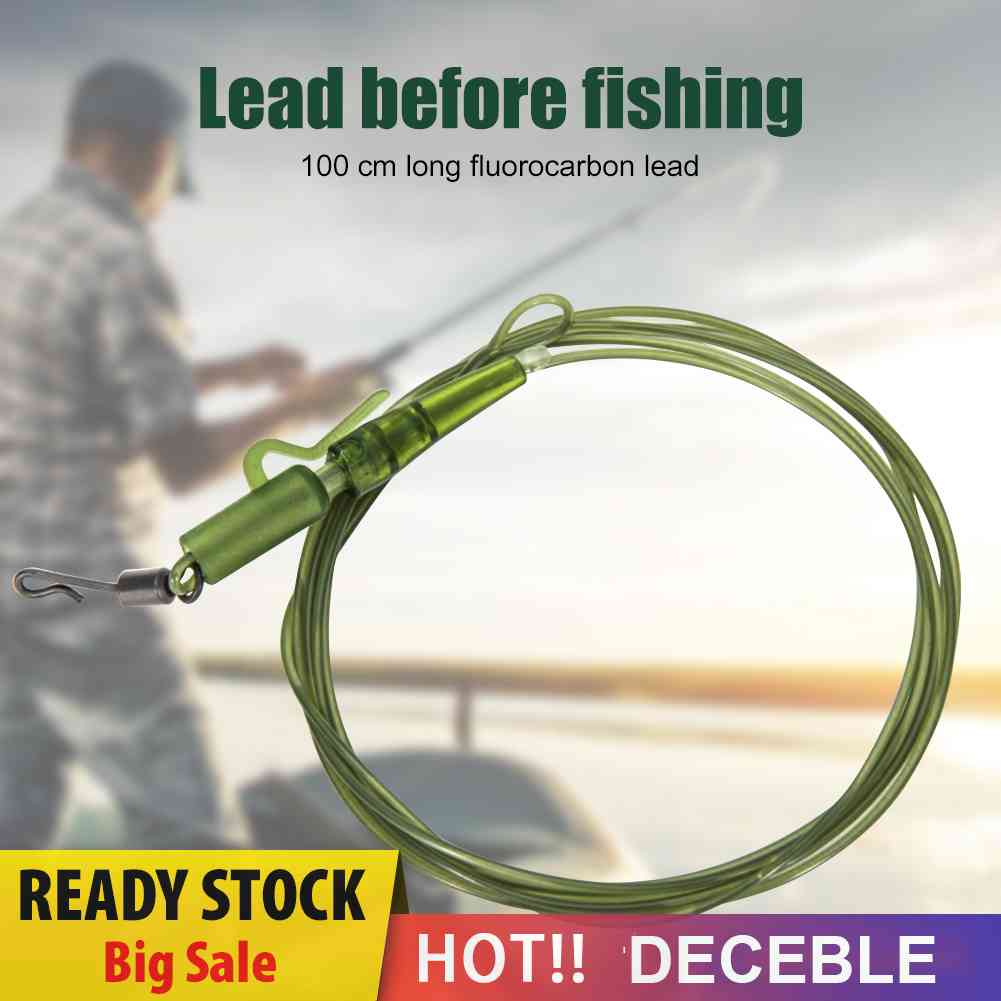 Cuộn Dây Câu Cá 1m Bằng Fluorocarbon Kèm Kẹp Thay Đổi Nhanh Chóng Tiện Dụng