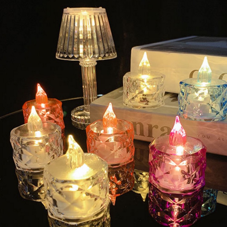 Nến Khúc Xạ Nhí Hoa Hồng