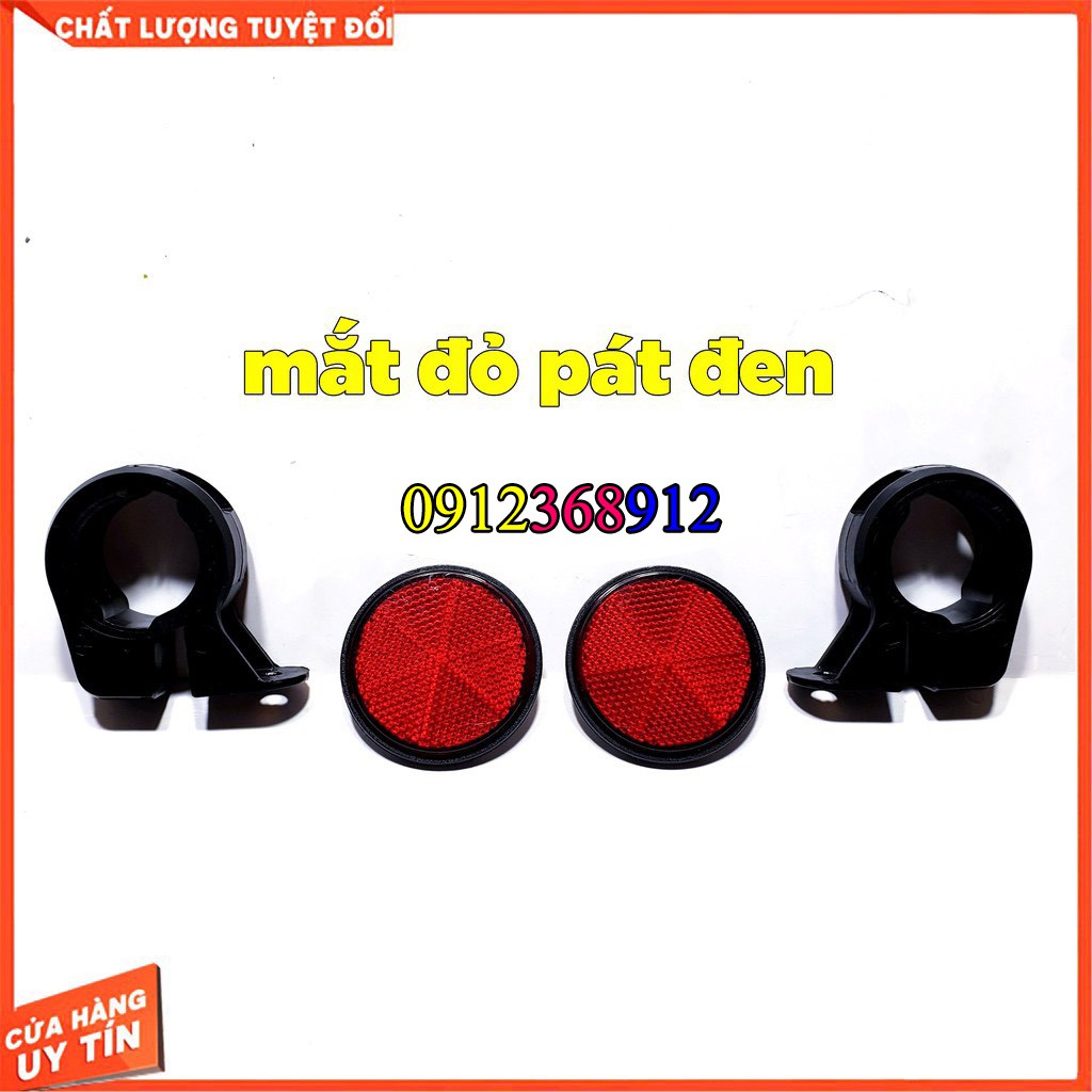 BỘ 4 MẮT MÈO PHẢN QUANG ZHIPAT TRƯỚC SAU ( TÙY CHỌN MÀU MẮT VÀ MÀU PÁT PHUỘC)